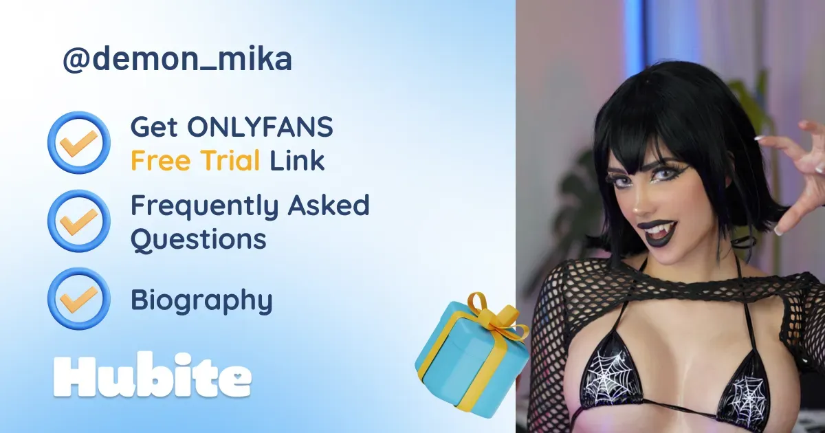 🥇 Demon Mika onlyfans Model ️ Polls and Fans Reviews, Photo History & Pics