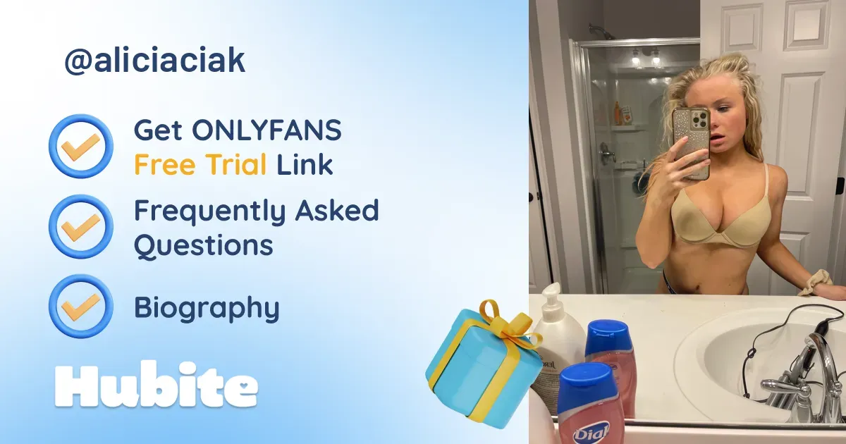 🥇 Alicia onlyfans Model ️ Polls and Fans Reviews, Photo History & Pics