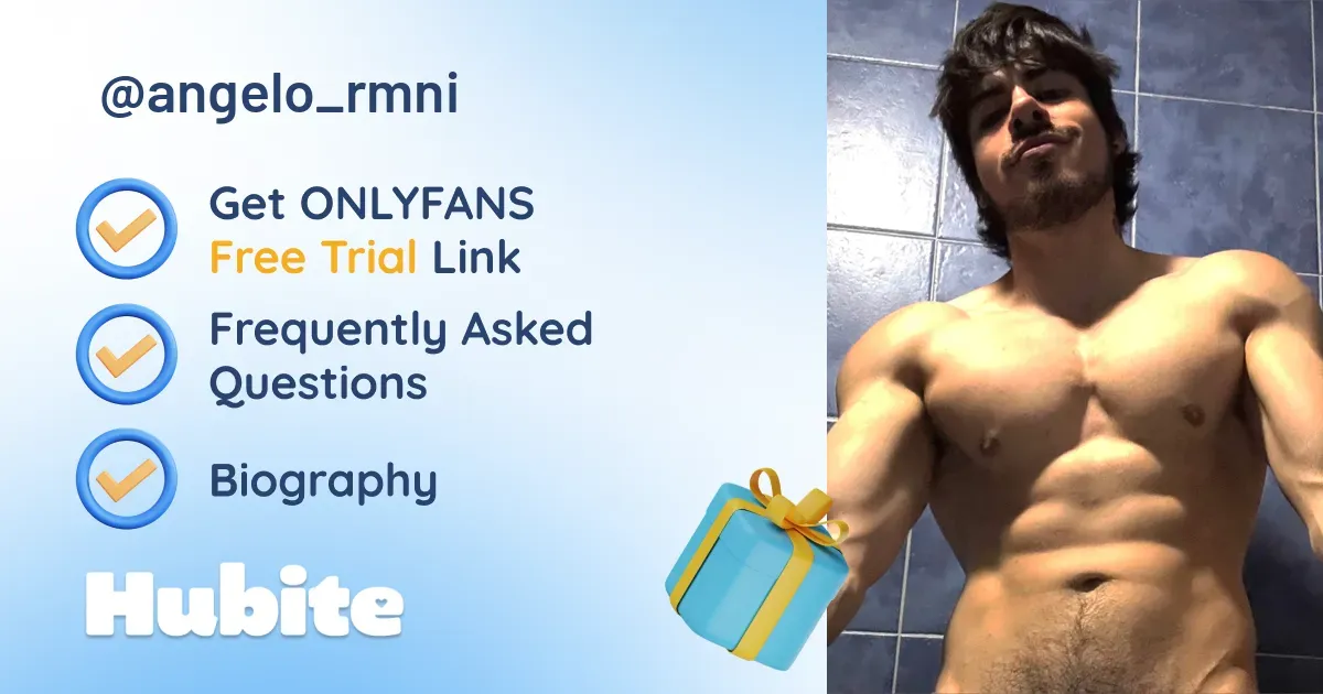 🥇 Angelo Rmni onlyfans Model ️ Polls and Fans Reviews, Photo History & Pics
