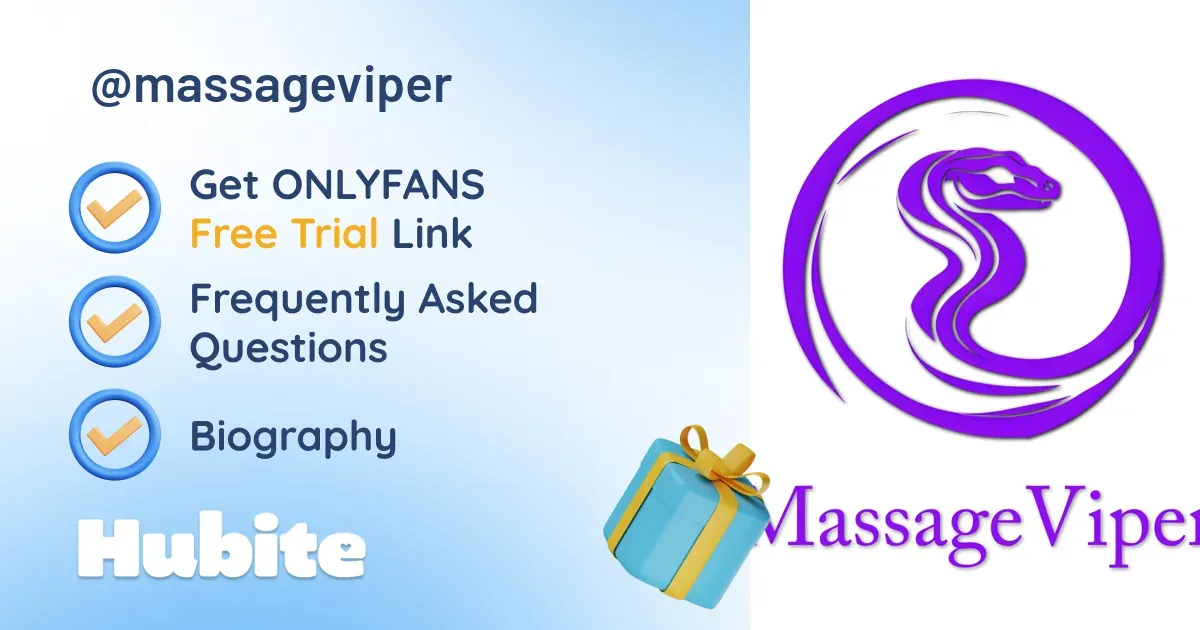 🥇 Massageviper onlyfans Model ️ Polls and Fans Reviews, Photo History