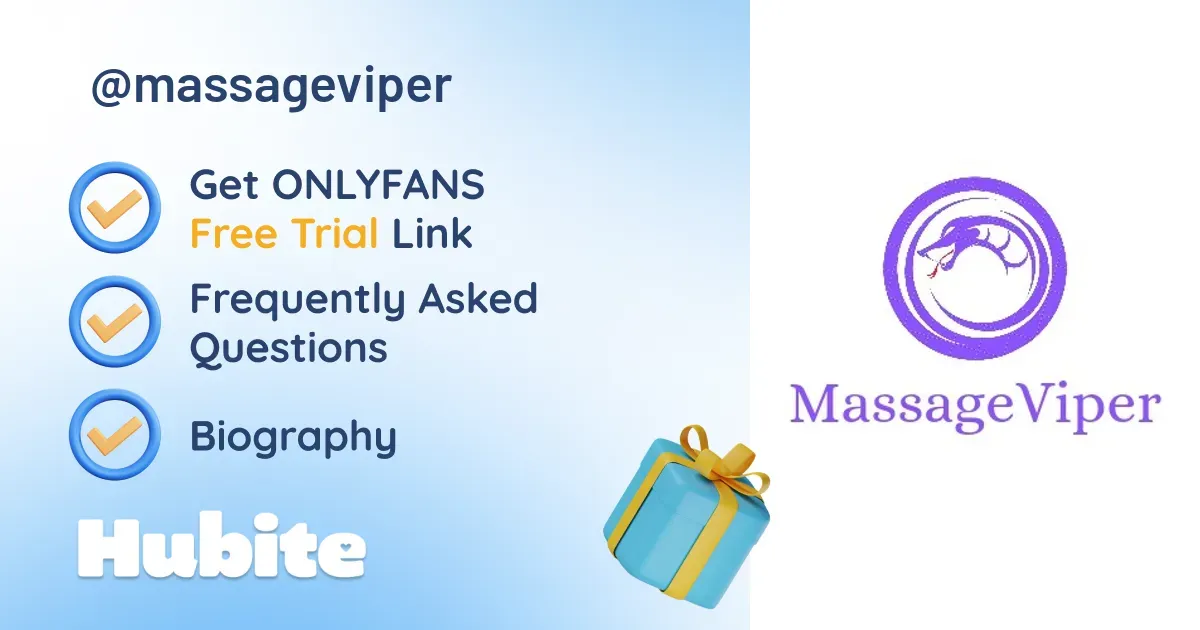🥇 Massageviper onlyfans Model ️ Polls and Fans Reviews, Photo History