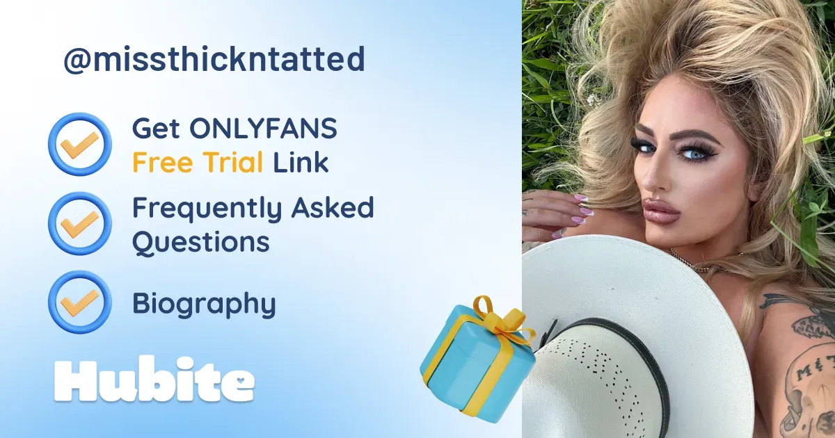 🥇 Miss Thick N Tatted 🐙 onlyfans Model ️ Polls and Fans Reviews, Photo