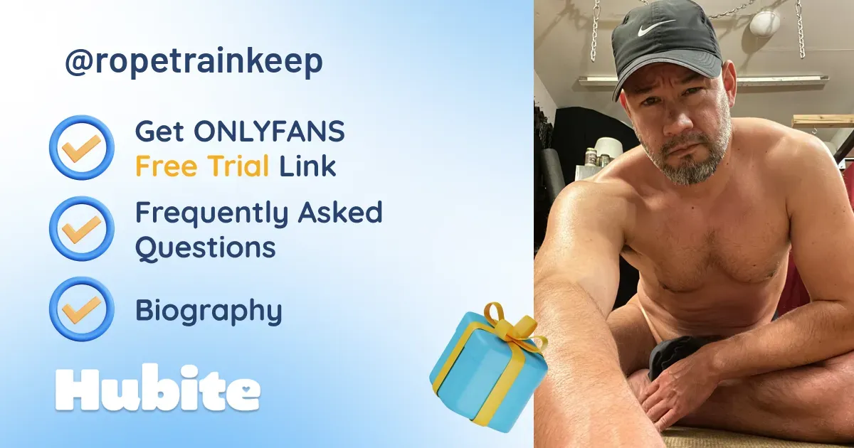 🥇 Ropetrainkeep onlyfans Model ️ Polls and Fans Reviews, Photo History ...