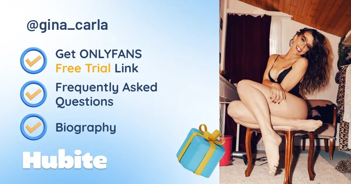 🥇 Gina Carla Free 😈 onlyfans Model ️ Polls and Fans Reviews, Photo