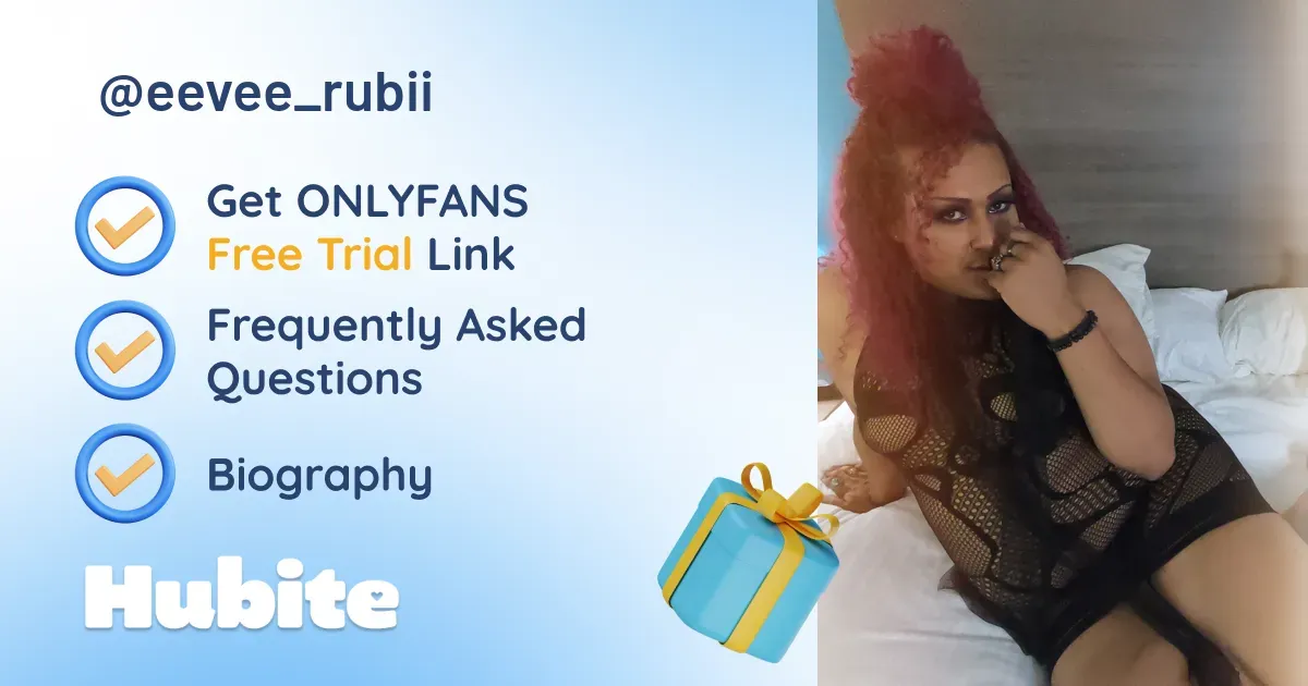 🥇 Eevee Rubii onlyfans Model ️ Polls and Fans Reviews, Photo History & Pics