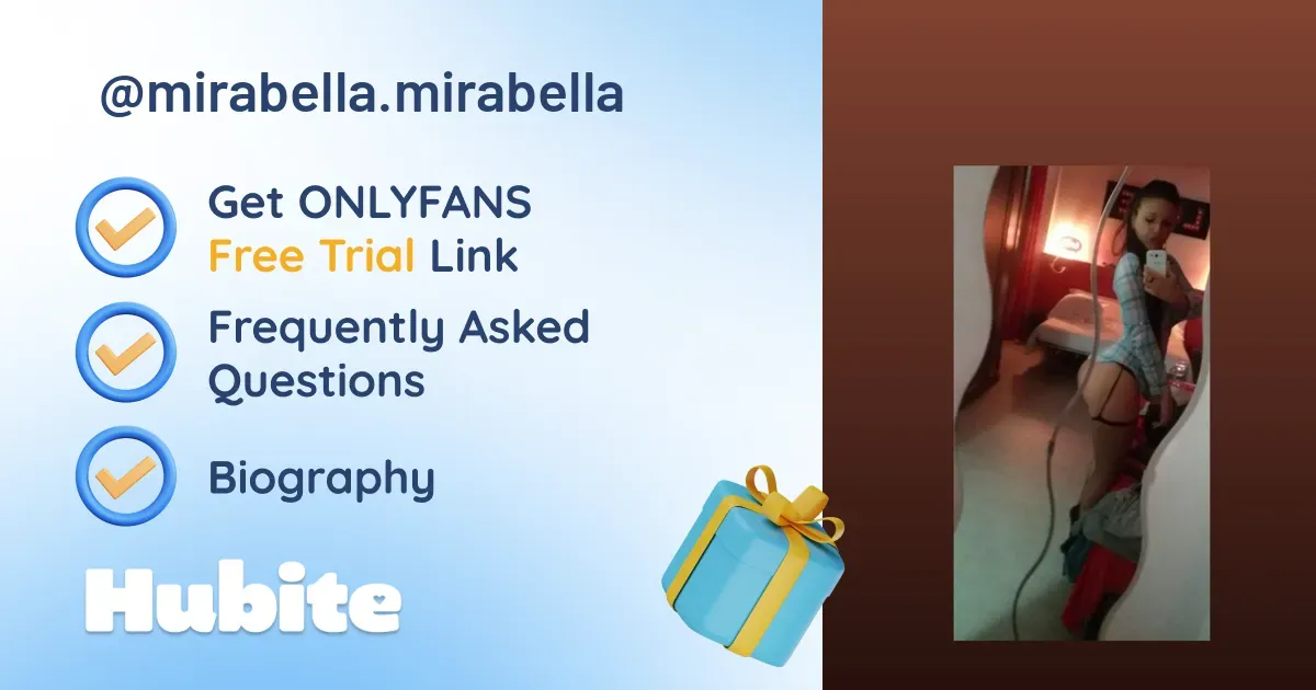 🥇 Mirabella 😈 onlyfans Model ️ Polls and Fans Reviews, Photo History & Pics