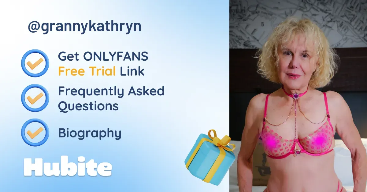Granny Kathryn Onlyfans Leaks