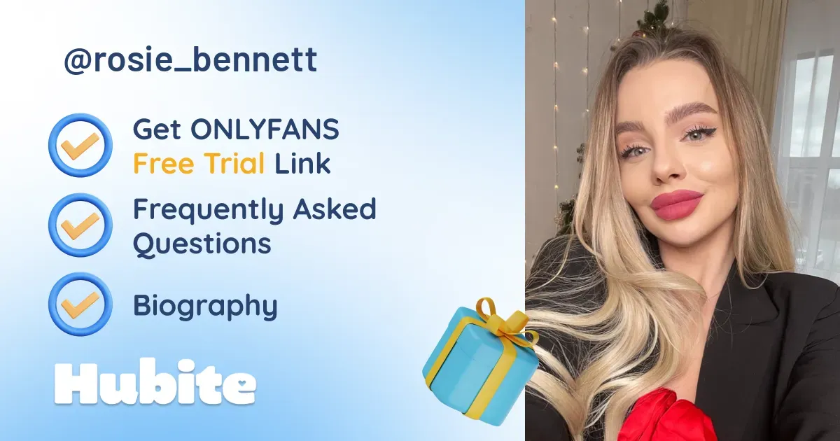 🥇 𝐑𝐨𝐬𝐢𝐞 𝐁𝐞𝐧𝐧𝐞𝐭𝐭 onlyfans Model ️ Polls and Fans Reviews, Photo History