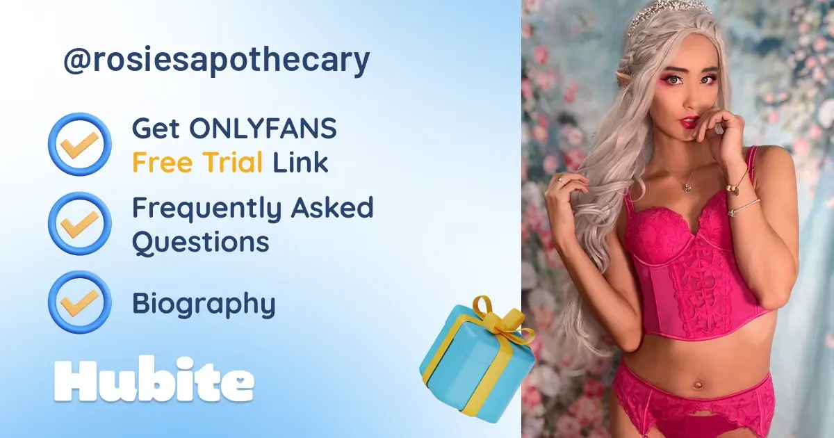 🥇 Rosie's Apothecary onlyfans Model ️ Polls and Fans Reviews, Photo