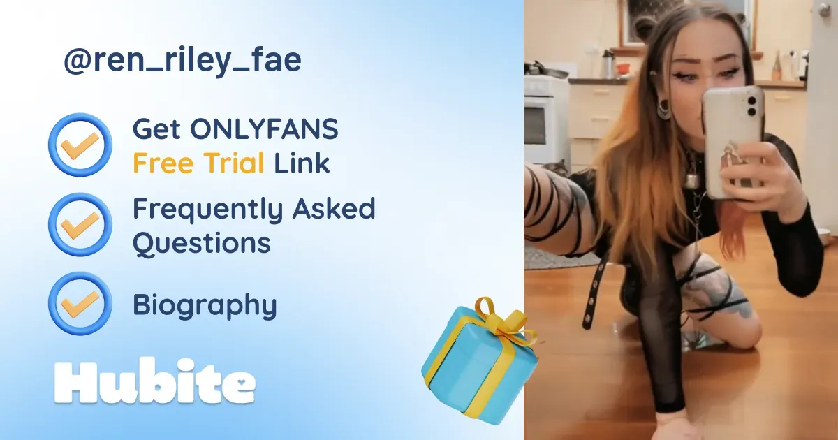 🥇 Ren Riley Fae onlyfans Model ️ Polls and Fans Reviews, Photo History ...
